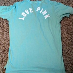 Victoria's Secret Pink Oversized Front Tie Tee